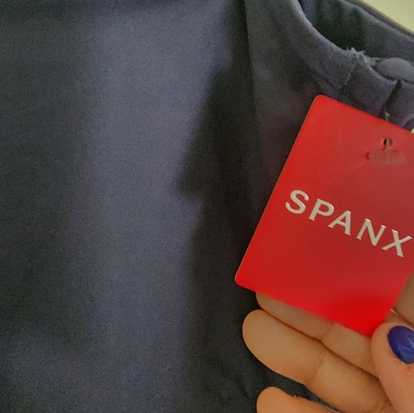 Spanx Navy Swim Bottoms Size 2x Beach Pool Summer Vacation High Rise Brief NWT - Picture 9 of 12